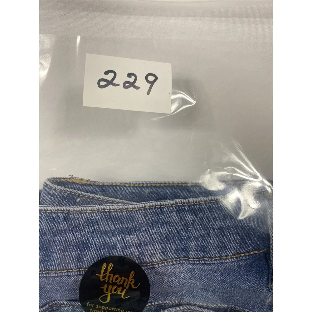 No Boundaries Jeans Size 0, Blue Wide‎ Leg Cargo - Picture 13 of 13